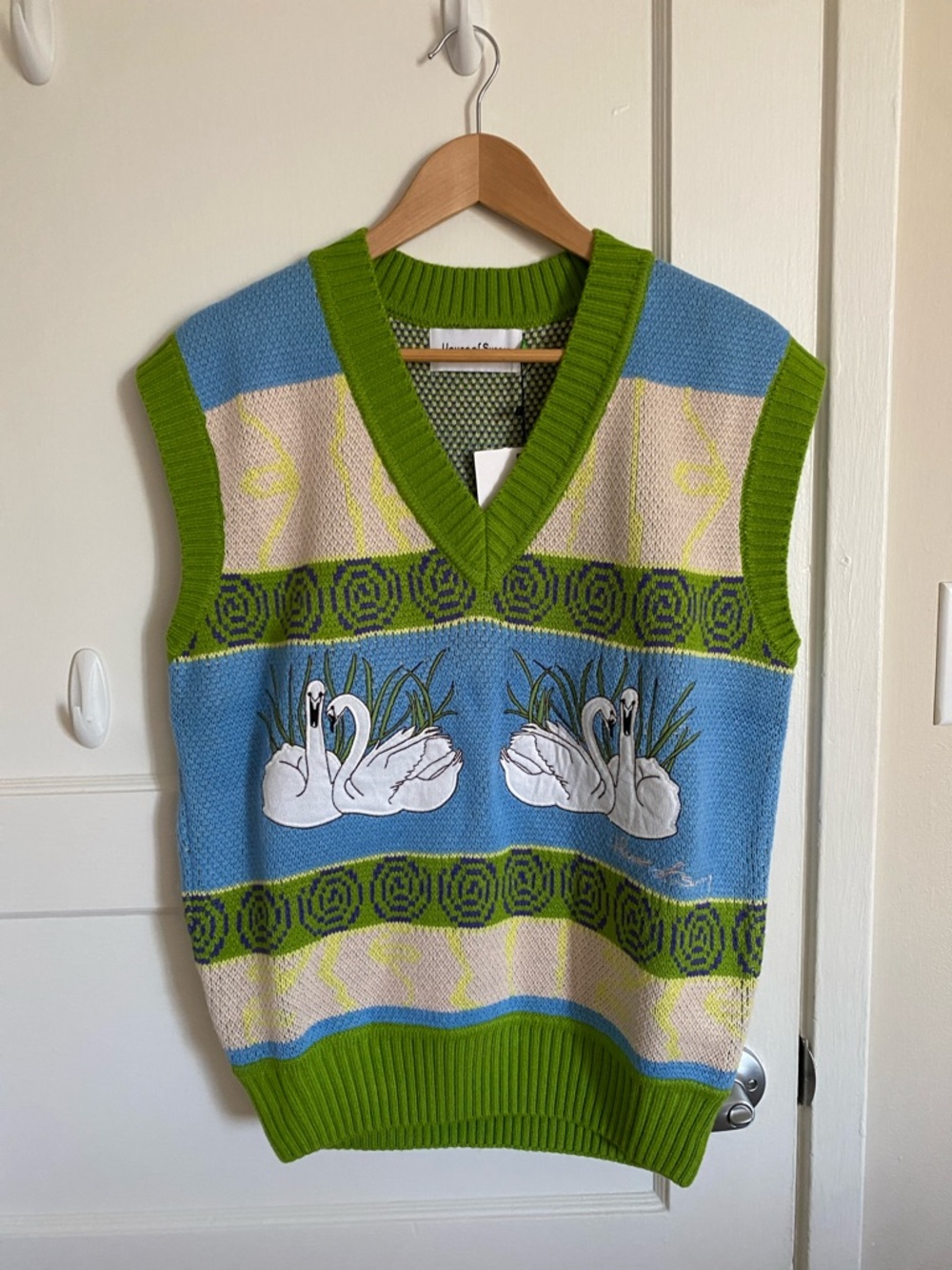 House of Sunny Swan Lake Vest in Multi - Picture 4 of 9